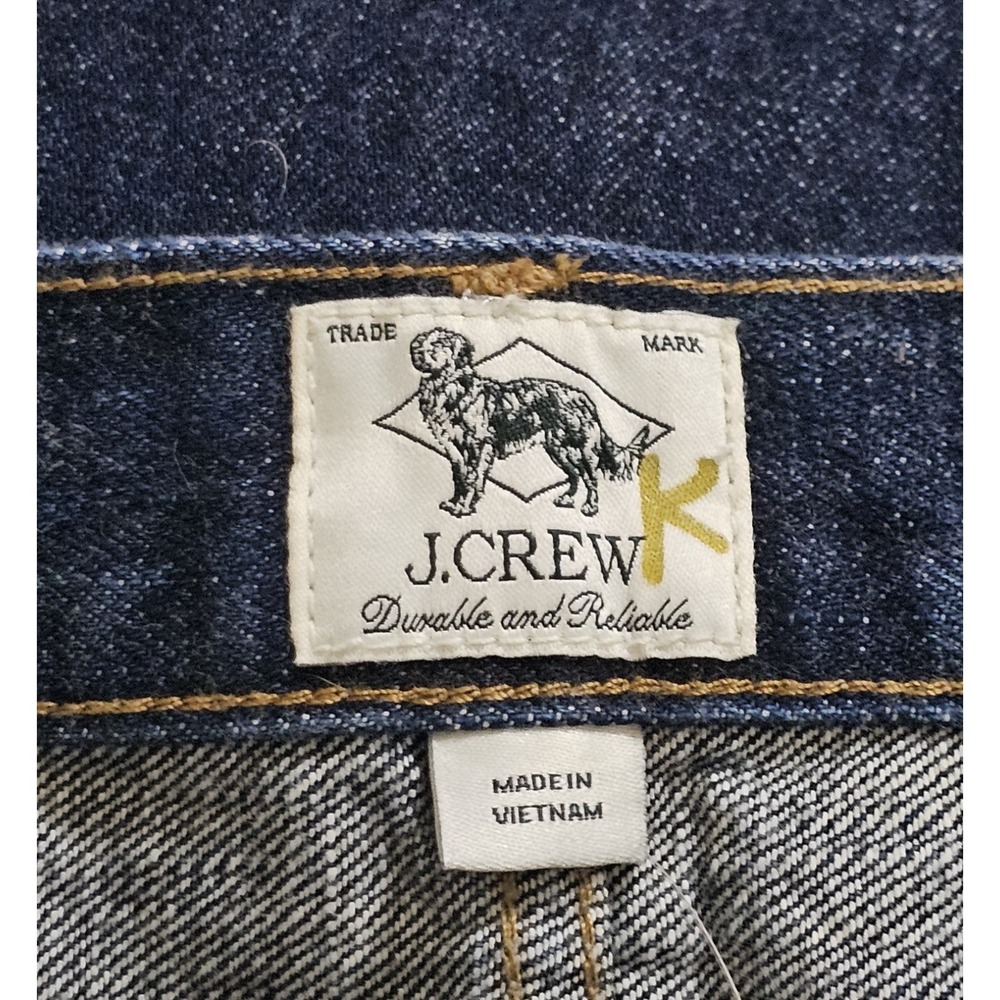 J.Crew Japanese Selvedge Classic Straight Leg Denim Jean 33x30 Nihon Menpu Mill - Picture 8 of 10